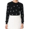 Carolina Herrera Embroidered Cashmere Sweater Women