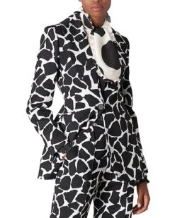 Carolina Herrera One-Button Wool-Blend Jacket Women