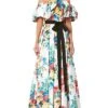 Carolina Herrera Off-Shoulder Dramatic Drape Gown Women