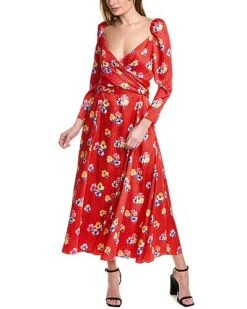 Carolina Herrera Ss Cross Maxi Dress Women