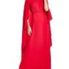 Carolina Herrera Scading Cape Gown Women