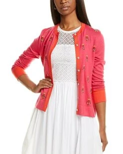 Carolina Herrera Wool & Silk-Blend Cardigan Women