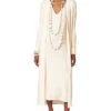 Carolina Herrera Long Sleeve Wool-Blend Duster Women
